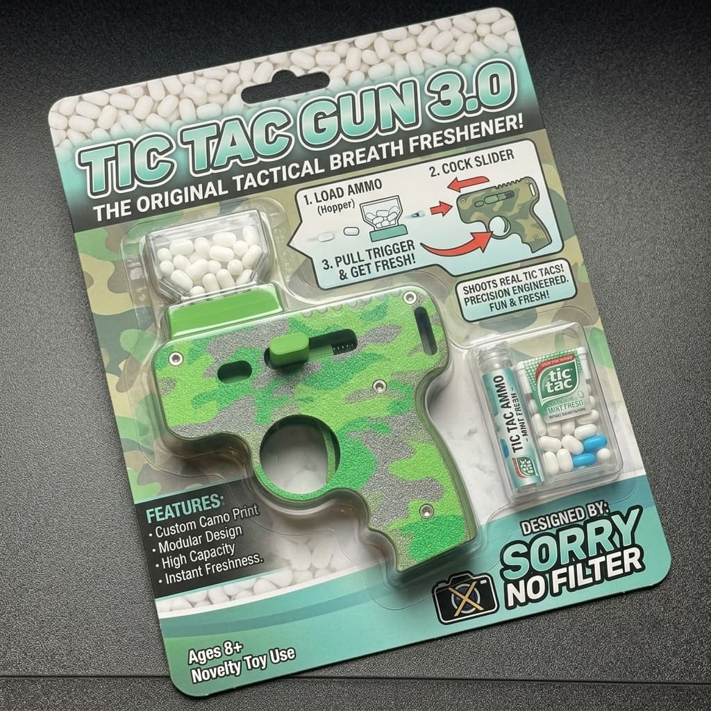 Tic Tac Blaster 3D printable model